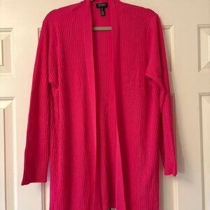 Jones New York Open Front Sutton Cardigan NWOT Size L